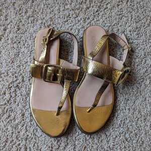 27 Edit Gold Sandals